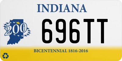 IN license plate 696TT