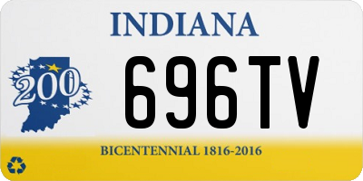 IN license plate 696TV