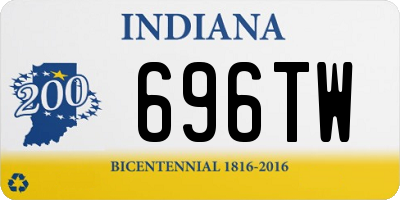 IN license plate 696TW