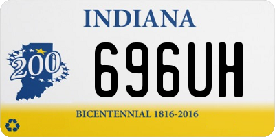IN license plate 696UH