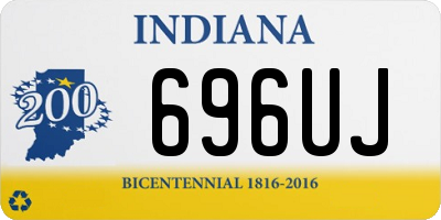 IN license plate 696UJ