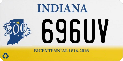 IN license plate 696UV