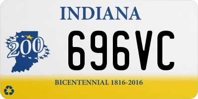 IN license plate 696VC