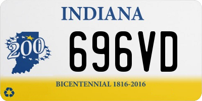 IN license plate 696VD