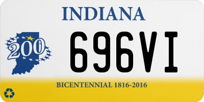 IN license plate 696VI