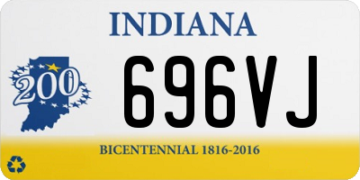 IN license plate 696VJ