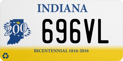 IN license plate 696VL