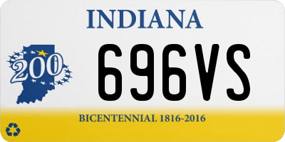 IN license plate 696VS