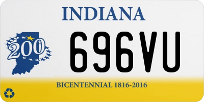 IN license plate 696VU