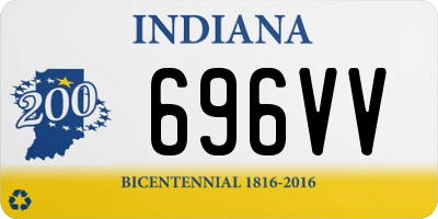 IN license plate 696VV