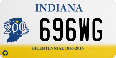 IN license plate 696WG