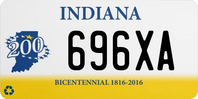 IN license plate 696XA