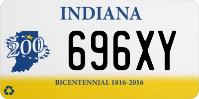IN license plate 696XY
