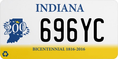 IN license plate 696YC