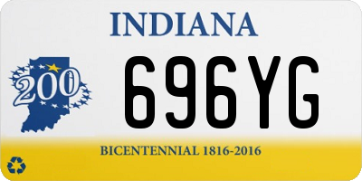 IN license plate 696YG
