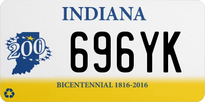 IN license plate 696YK