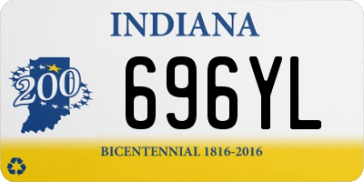 IN license plate 696YL