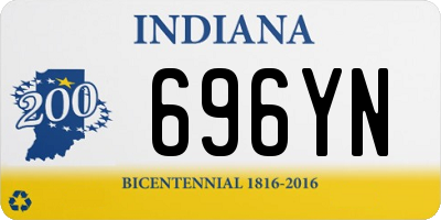 IN license plate 696YN