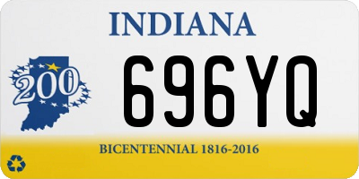 IN license plate 696YQ
