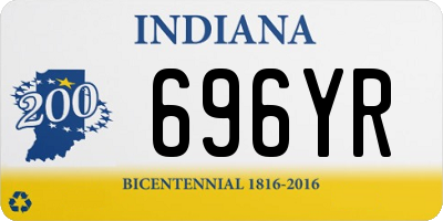 IN license plate 696YR