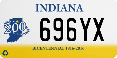 IN license plate 696YX