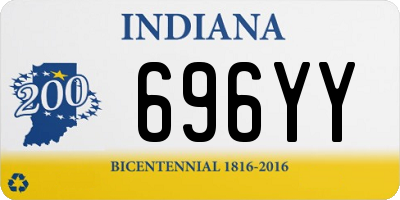 IN license plate 696YY