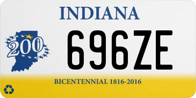 IN license plate 696ZE