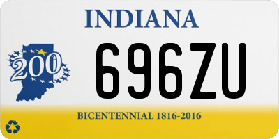 IN license plate 696ZU