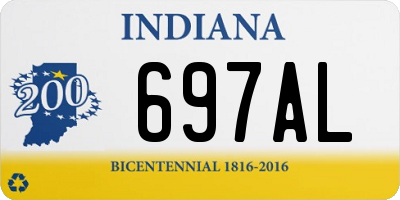 IN license plate 697AL