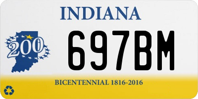 IN license plate 697BM
