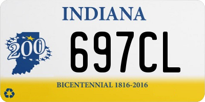 IN license plate 697CL