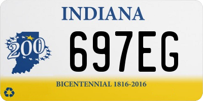 IN license plate 697EG