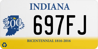 IN license plate 697FJ