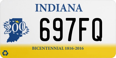 IN license plate 697FQ
