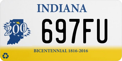 IN license plate 697FU