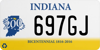 IN license plate 697GJ