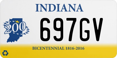 IN license plate 697GV