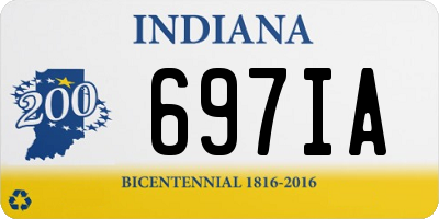 IN license plate 697IA