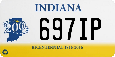 IN license plate 697IP