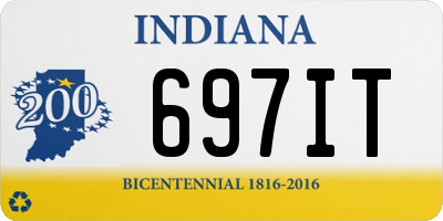 IN license plate 697IT