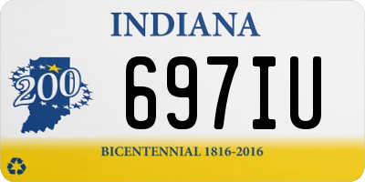 IN license plate 697IU