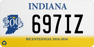 IN license plate 697IZ