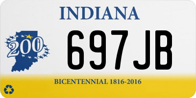 IN license plate 697JB