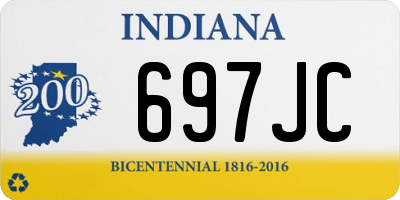 IN license plate 697JC