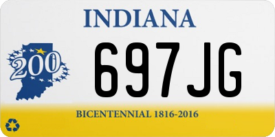 IN license plate 697JG