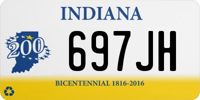 IN license plate 697JH
