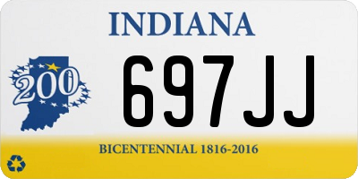 IN license plate 697JJ