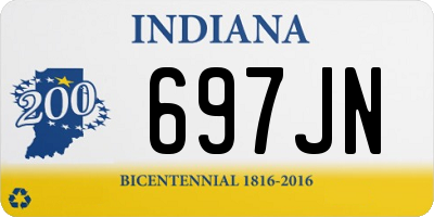 IN license plate 697JN