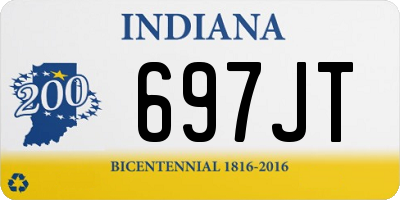 IN license plate 697JT