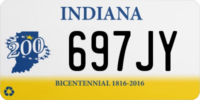 IN license plate 697JY